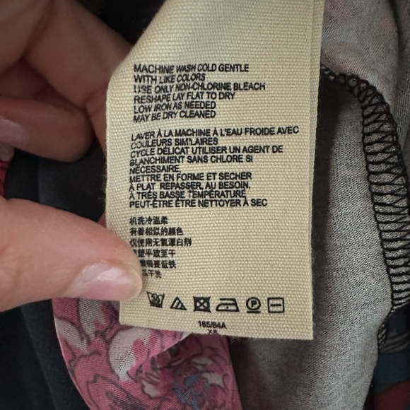 Free People Sheer Ankle Floral Maxi Skirt NWOT Size XS - Picture 6 of 7